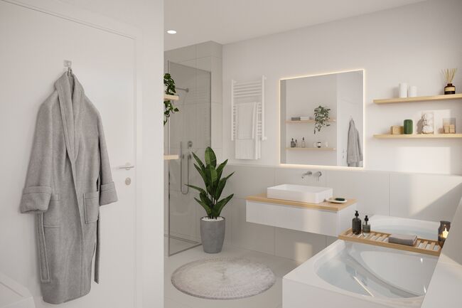 Traumbad mit Dusche