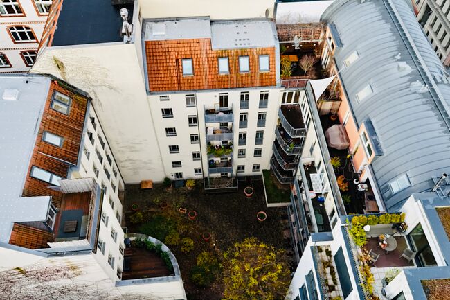 Hofblick vom Oben