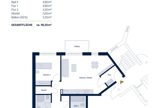 Grundriss WE3.05