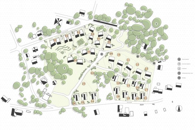 Lageplan Baufelder