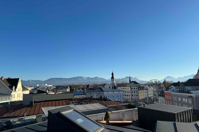 Bergblick von der Dachterrasse 